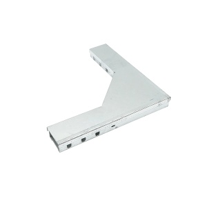 Cot orizontal 90 grade din otel galvanizat pentru jgheab 25x50mm, DISMK57 - Img 2