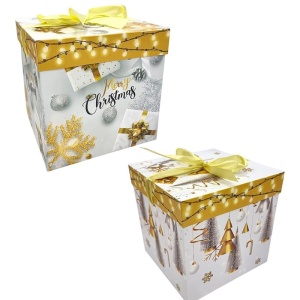 Cutie Cadou Pliabilă din Carton – 15.5 x 15 cm