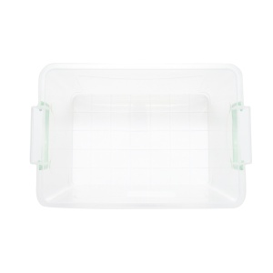 Cutie depozitare 5L cu capac din plastic, transparenta 305x210x135mm, Cod: DISLK07, Brand: BRECKNER GERMANY - Img 5