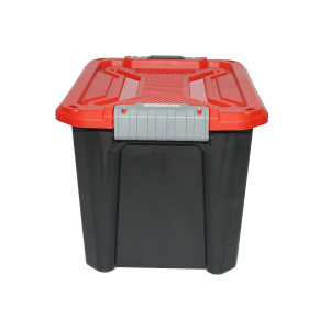 Cutie, lada depozitare heavy duty 18L cu capac, rosie 385x295x260mm, Cod: DISSK10R, Brand: BRECKNER GERMANY - Img 2