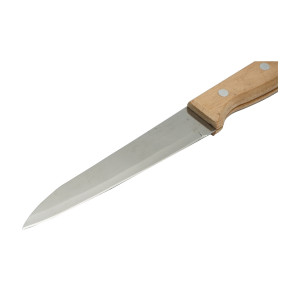 Cutit inox cu maner din lemn si dlta pentru descapacit 300mm, Cod: DISKR18 - Img 2