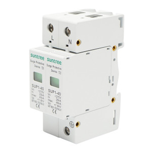 Descarcator la supratensiune cu semnalizare pentru sisteme fotovoltaice ACSPD 230VDC 2040KA, 2P, Cod: BK77750,Brand: SUNTREE - Img 2