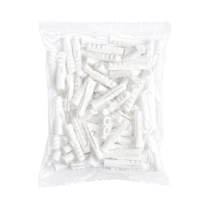 Diblu universal din plastic alb 10x50mm 100 buc/set, DISVJ45 - Img 2
