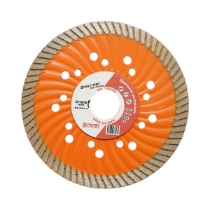 Disc diamantat turbo 125x22.23mm, segment 10mm pentru tigla, pavele, mozaic, piatra dura, marmura, granit Breckner Germany, BRECKNER GERMANY, BK79751