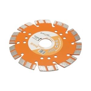 Disc diamantat turbo segmentat 125x22.23mm, segment 10mm pentru taiere beton armat, piatra dura, pavele, boltari Breckner Germany, BRECKNER GERMANY, BK79749 - Img 3