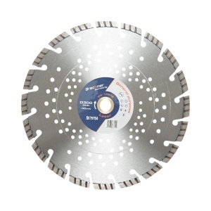 Disc diamantat turbo segmentat 300x30mm, segment 10mm pentru beton armat, pavele, boltari, piatra dura Breckner Germany, BRECKNER GERMANY, BK79764