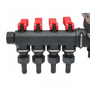 Distribuitor cu 4 cai si manometru cu glicerina pentru erbicidator, Cod: DISBD07, Brand: BRECKNER GERMANY - Img 4