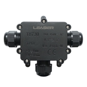 Doza etansa cu presetupe 24A 450V AC, 3 cai 3-14mm IP68 Leader, Leader, BK79120 - Img 2