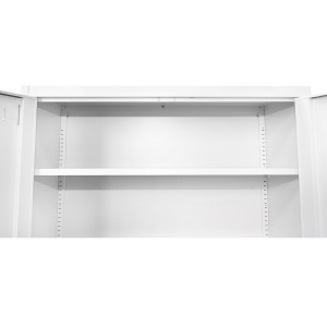 Dulap metalic fiset 1800x900x400mm cu 2 usi securizate, 4 polite, gri, Cod: BK92936, Brand: BRECKNER GERMANY - Img 6