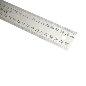 Echer tamplarie profesional 300mm/12 inch, maner aluminiu, rigla otel carbon, Cod: DISPT66, Brand: CROWNMAN - Img 4