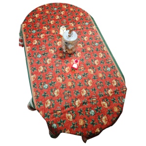 Față de masă Crăciun 150×220 cm – model festiv pentru decorul sărbătorilor - Img 4