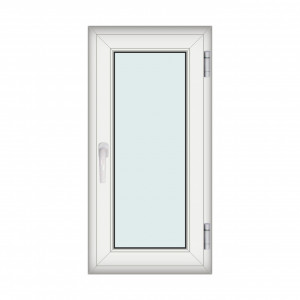 Fereastra 60x120cm, 1 canat, alb, dreapta si rabatare, Klass, 7cm, 6 camere, 2 garnituri