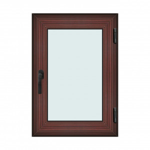 Fereastra 70x100cm, 1 canat, mahon, dreapta si rabatare, Klass, 7cm, 6 camere, 2 garnituri