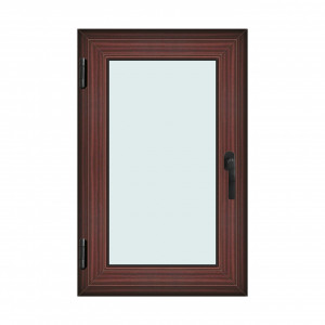 Fereastra 70x110cm, 1 canat, mahon, stanga si rabatare, Klass, 7cm, 6 camere, 2 garnituri - Img 1