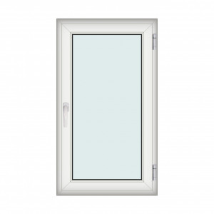Fereastra 80x140cm, 1 canat, alb, dreapta si rabatare, Klass, 7cm, 6 camere, 2 garnituri - Img 1