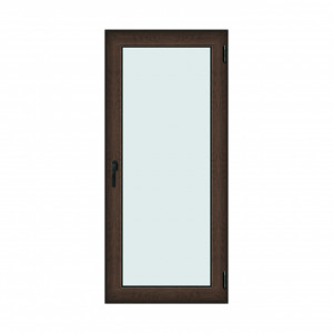 Fereastra 90x200cm, 1 canat, wenge (tabac), dreapta si rabatare, Klass, 7cm, 6 camere, 2 garnituri
