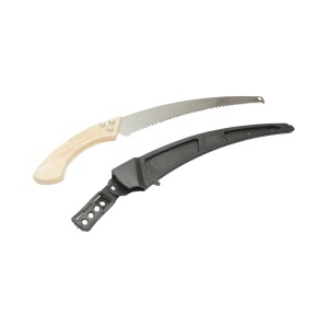 Fierastrau manual de gradina 350mm, teaca protectie, lama otel curbata, maner lemn, BK76287