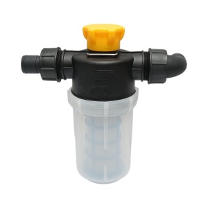 Filtru erbicidator transparent cu sita si valva autocuratare, racord 38 mm , Cod: DISPK91
