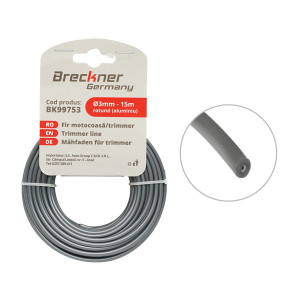 Fir rotund pentru motocoasa 3mm x 15m cu insertie metalica, Cod: BK99753, Brand: BRECKNER GERMANY - Img 4