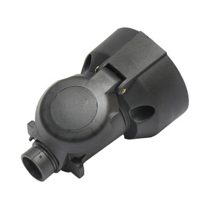 Fisa cu priza 7 pini pentru remorca, material carcasa ebonita 12V, Cod: UTB101.31.028, Echivalență: DISAB29 - Img 1
