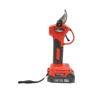 Foarfeca electrica de gradina cu 2 acumulatori 36V, 1.5Ah Li-Ion, 100W, diametru taiere 0-25mm, buton siguranta Breckner Germany, BRECKNER GERMANY, DISUS63 - Img 5