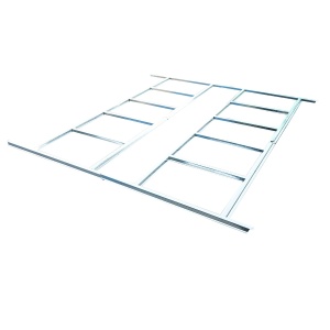 Fundatie metalica cadru otel zincat 0.6mm pentru magazie de gradina 389x260x212cm, Cod: 40TH116, Marca: THOR