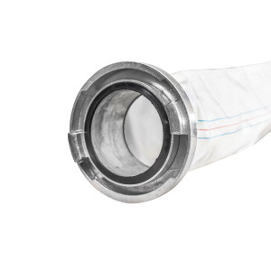Furtun pompieri/irigatii din PVC 4 toll, lungime 20m cu racord aluminu, max 6bar, panzat, Cod: BK85013, Brand: BRECKNER GERMANY - Img 2