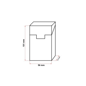 Husa roz din piele pentru pachet de tigari P34 , Cod: BK90430, BRECKNER GERMANY - Img 2