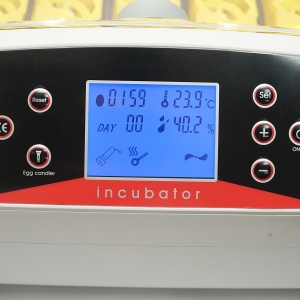 Incubator automat 32 oua 220V, rotire automata, control temperatura, umiditate, afisaj electronic, tava iluminata LED, Cod: DISPM62, - Img 7