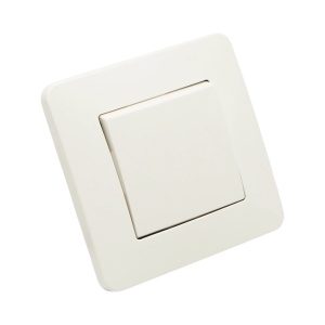 Intrerupator cap scara alb incastrat 220V, 10AX, PC 80x80mm, DISRP47 - Img 4