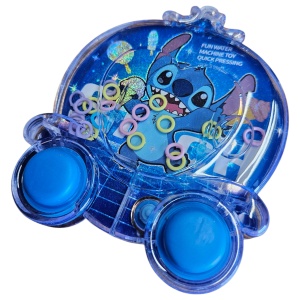 Joc cu Apă „Stitch” – Water Game cu Inele, Model Căruță, Albastru