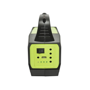 Kit iluminat portabil LED, cu 3 becuri/proiector, radio FM, MP3, panou solar si baterie 6V, 4.5 Ah, pentru pescuit camping, GD-8073, Cod: DISLK23, Gdplus - Img 2