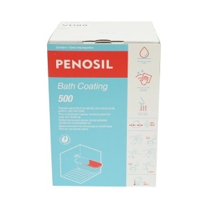 Kit vopsea email epoxidica alb lucios pentru renovare cada de fonta 960g Penosil Bath Coating 500, PENOSIL, DISVD89