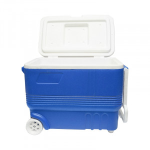 Lada frigorifica pentru picnic 45L albastra cu roti 610x330x440mm, Cod: BK90327, Brand: BRECKNER GERMANY - Img 2