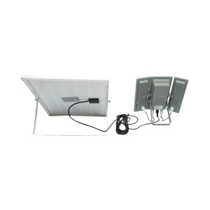 Lampa LED 1300lm, 6500K cu panou solar 25W, baterie LifePO4 3.2V/15Ah si telecomanda IP66 Breckner Germany, BK89104 - Img 4