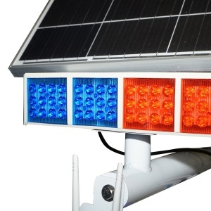 Lampa LED 300W cu panou solar 60W, baterie 14000mAh si camera supraveghere WIFI cu alarma , Cod: BK69682, Brand: BRECKNER GERMANY - Img 8