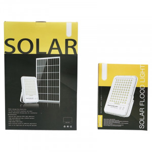 Lampa LED cu panouri solare, 50W, proiector 150W telecomanda, baterie 3,2V/40Ah, Cod: BK87488 Echivalență: DISDW66, Breckner Germany - Img 6