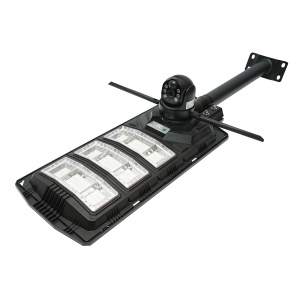 Lampa solara LED 450W, camera supraveghere Ai 4 MP, WIFI, sim 4G cu panou solar 24W, baterie LifePo4 18Ah, rotativa 360, night vision, detectie umana, aplicatie V380 Pro, Cod: DISPV88 - Img 7