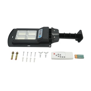 Lampa solara LED iluminat stradal 6500K cu panou solar 3W, baterie 18000mAh, telecomanda, prindere pe stalp IP67, Cod: BK79615, Brand: BRECKNER GERMANY - Img 2