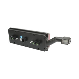 Lampa stop spate dreapta LED remorca 24V, 7 pini ASS2.1+4x2 cu lampi de gabarit, iluminare numar 400x153x88mm, DISTX15 - Img 5