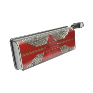 Lampa stop spate dreapta LED remorca 24V, 7 pini ASS2.1 cu lampi de gabarit, iluminare numar, alarma mers inapoi 400x153x88mm, DISTX12 - Img 3