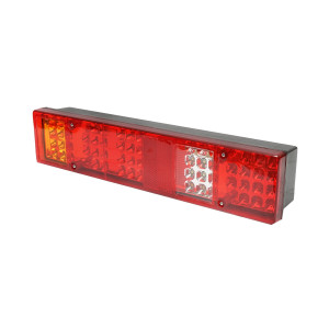 Lampa stop spate LED 24V cu mufa si 5 functii, 404x95x80mm, Cod: BK69509, Brand: BRECKNER GERMANY - Img 2