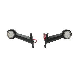 Lampi laterale de gabarit cu LED 12/24V, rosu-alb, Cod: BK69446, Brand: BRECKNER GERMANY - Img 2