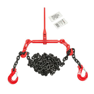 Lant ancorare pentru utilaje grele cu dispozitiv de tensionare pe clichet, greutate suportata 6.3T, lungime lant 6m, grosime zala fi 10mm, Cod: BK92733, Brand: BRECKNER GERMANY - Img 5