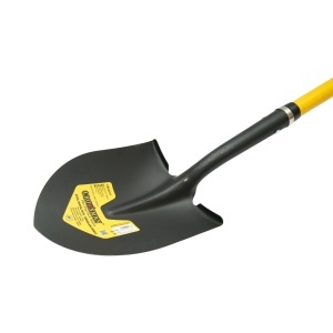 Lopata otel cu varf ascutit tip cazma 220x290x1020mm, coada din fibra de sticla si maner D Crownman, BK00406 - Img 7