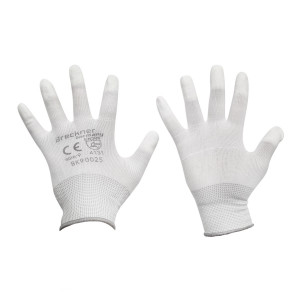 Manusi de protectie sintetice cauciucate albe marimea 9 , Cod: BK90025, BRECKNER GERMANY - Img 1