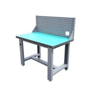 Masa, banc de lucru atelier cu priza 220V si panou perforat 1200x750x800+450mm, Cod: DISSY61 - Img 3