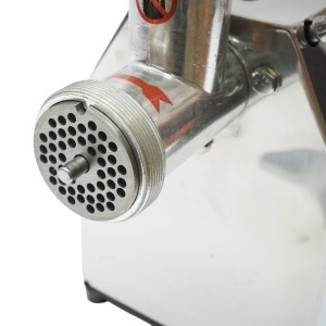 Masina de tocat carne electrica inox + aluminiu 1200W, 220V, capacitate 100 kg/h, adaptor carnati, 1 sita si 1 cutit incluse 340x185x365mm, DISVG61 - Img 7