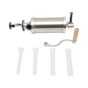 Masina de umplut carnati verticala inox 1.25kg, 4 palnii 15, 19, 22, 25mm incluse, BK88809 - Img 3