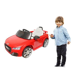 Masinuta electrica cu baterie 6V/4Ah si telecomanda, pentru copii, Audi TT, JE1198, rosie, Cod: DISLF33, Lean Cars - Img 2